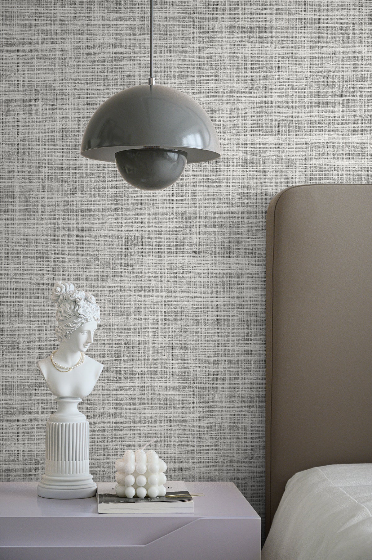 Soho Linen Eternity by Deco 2 Linen Texture Wallpaper – Collins & Company DC60405