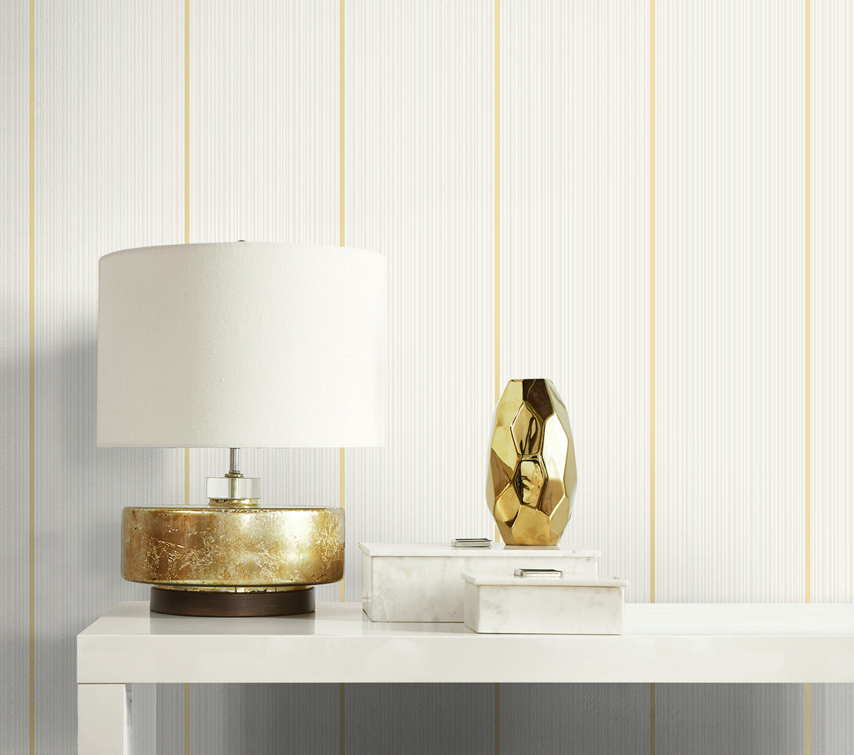 Rockefeller Stripe Gilda by Deco 2 Striped Wallpaper – Collins & Company DC61413 -Sample