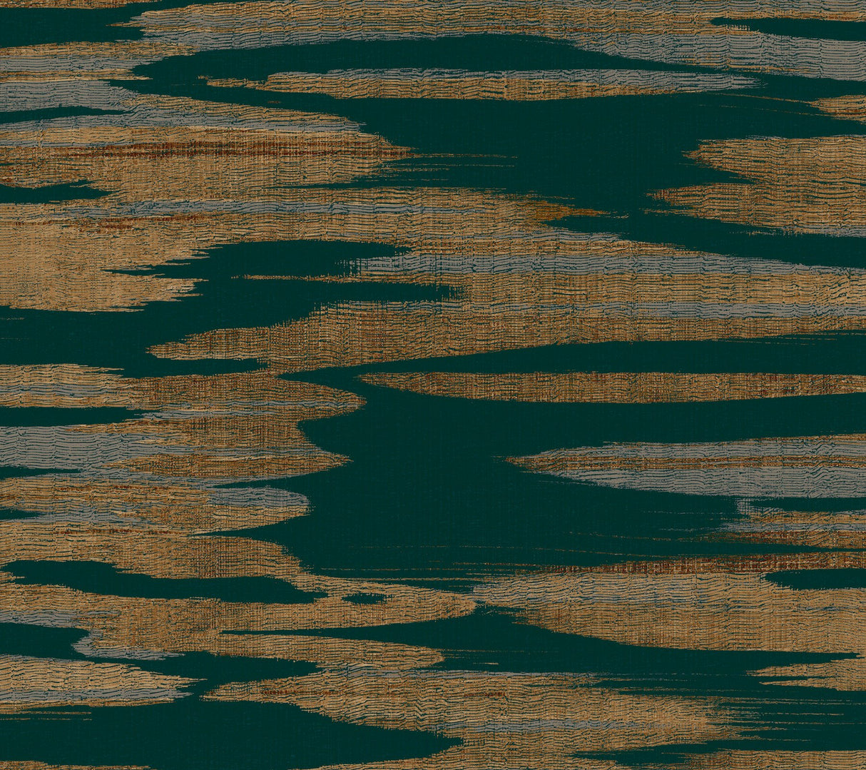 Nimbus Teal Wallpaper with Pearlescent Cloud Motif - York DD3823