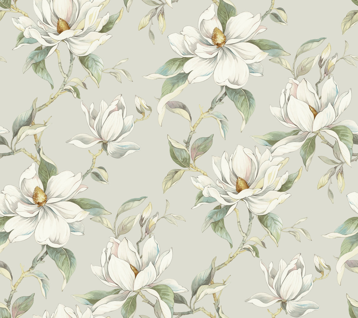 Garden Jewels Warm Grey Wallpaper by Candice Olson – DF3314