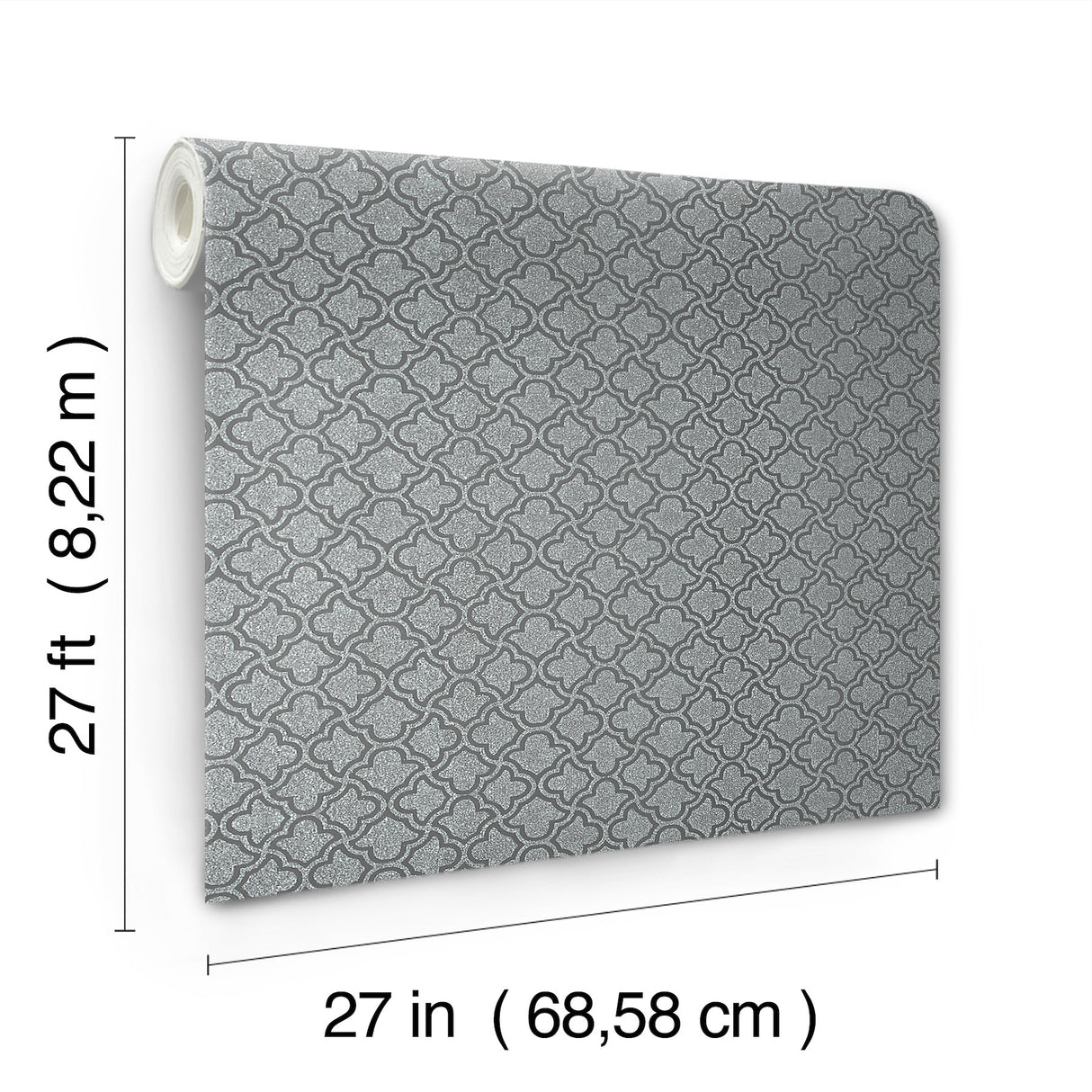 Uptown Glam Charcoal by Candice Olson Glass Bead Wallpaper- York Designer Series DF3338