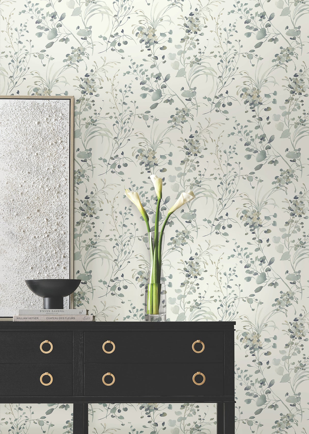 Spring Whispers Moss by Candice Olson Botanical Wallpaper – York Designer Series DF3344