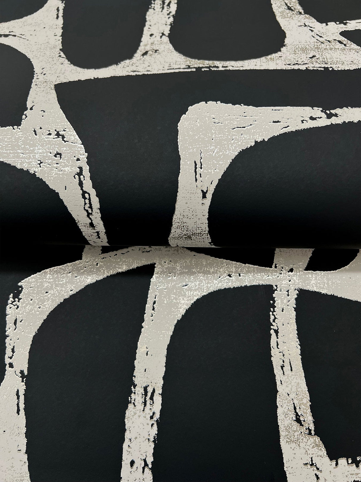 Craftsman Geometric Black by Candice Olson Wallpaper- York Designer Series DF3352