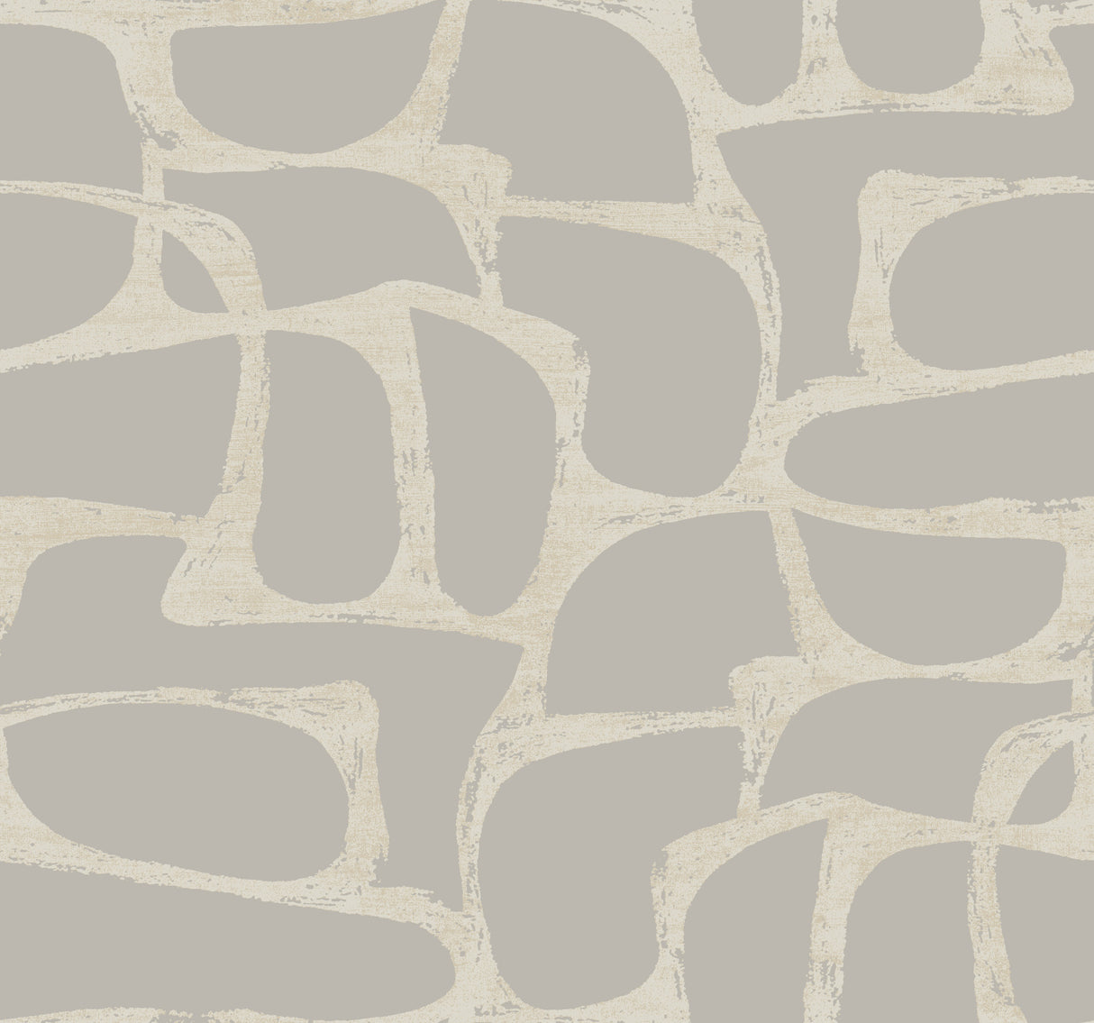 Candice Olson Craftsman Geometric Taupe Wallpaper DF3354