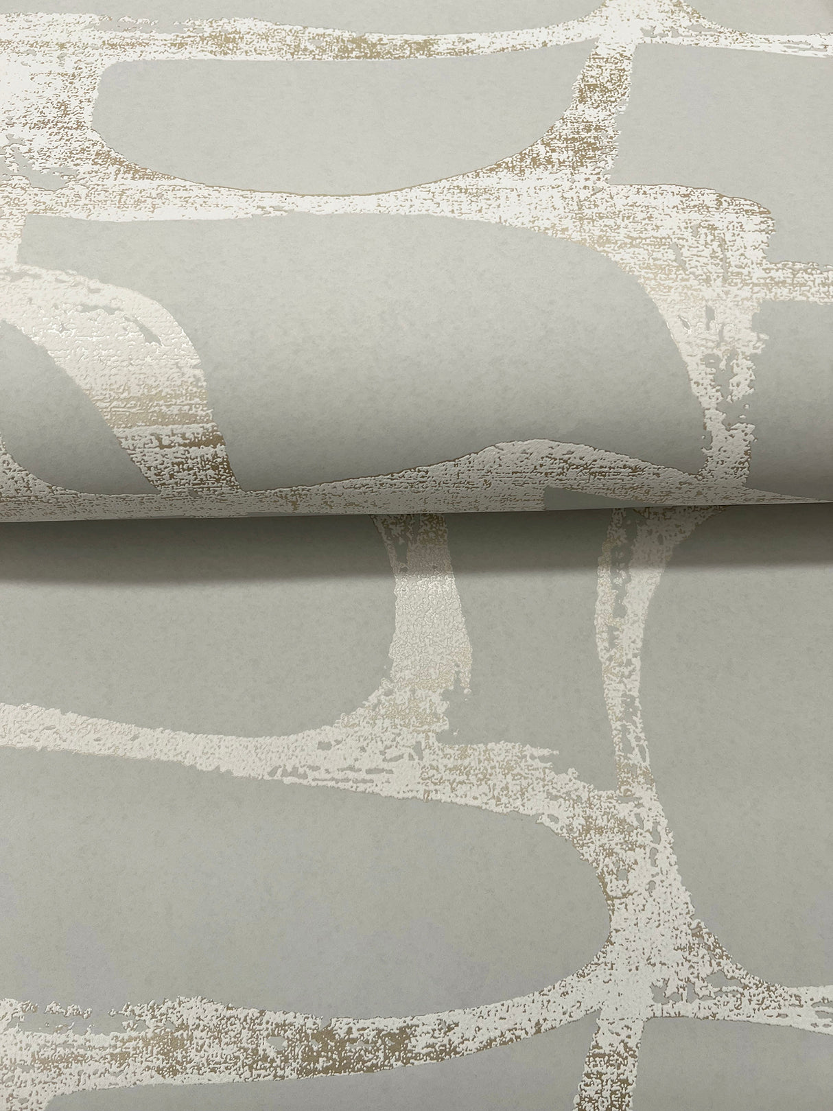 Craftsman Geometric Taupe by Candice Olson Wallpaper – York Designer Series DF3354