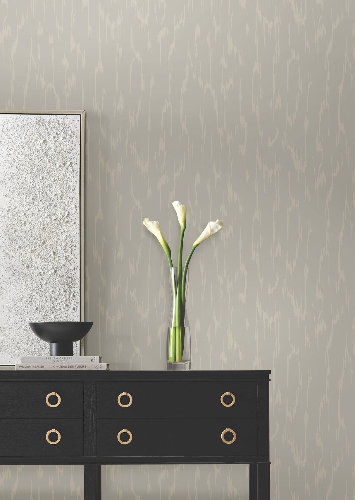 Flowing Dark Taupe by Candice Olson Wallpaper – York Designer Series DF3362