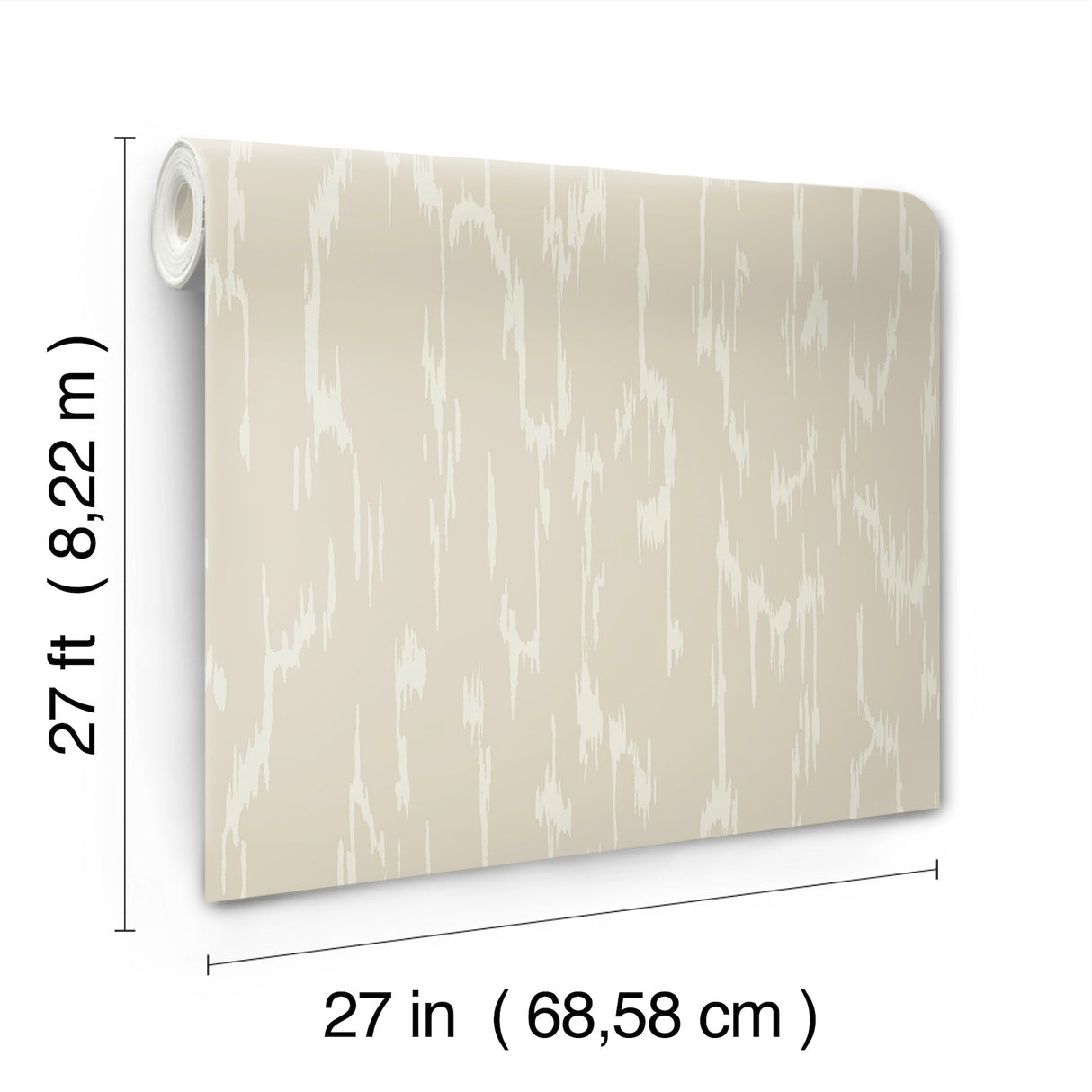 Flowing Taupe by Candice Olson Non Woven Paste the Wall Wallpaper – York Designer Series DF3364