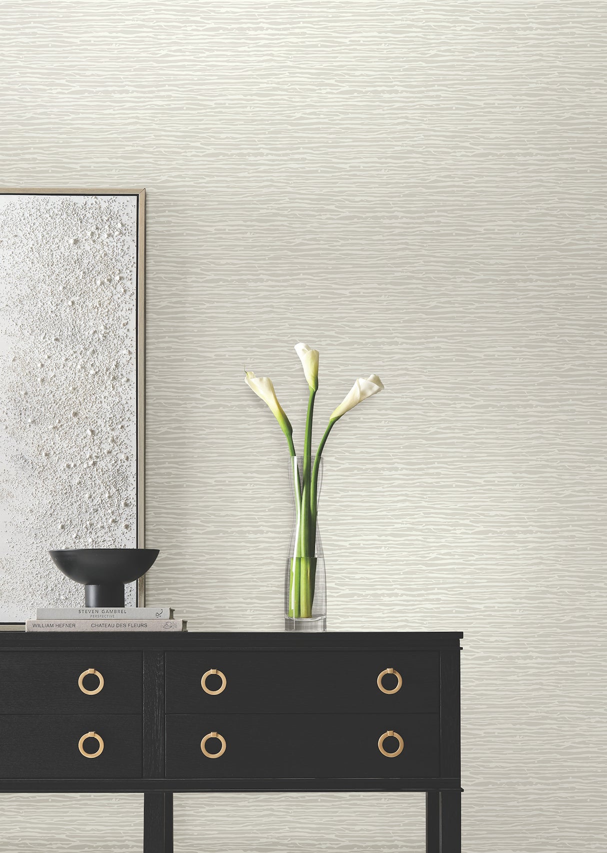 Horizons Pearl by Candice Olson Textured Metallic Wallpaper – York Designer Series DF3382