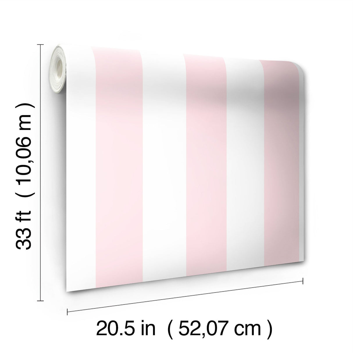 Disney Princess Silk Stripe Pink Wallpaper with Kids Stripe Pattern - York DI0901