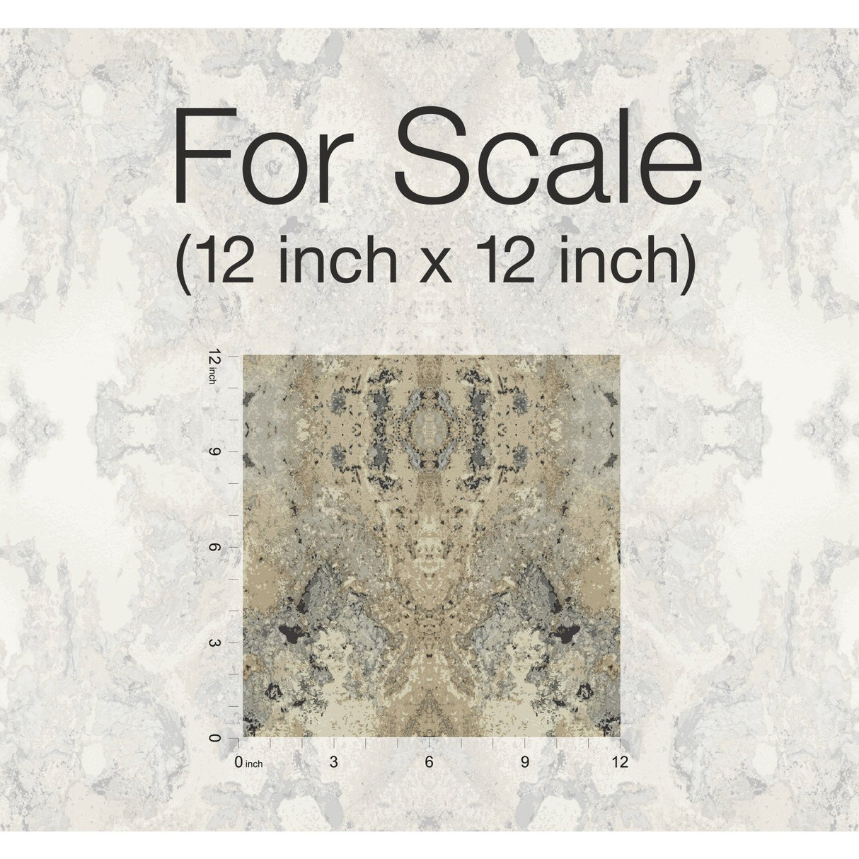 Inner Beauty Off White Wallpaper with Abstract Bohemian Motif - York DN3717