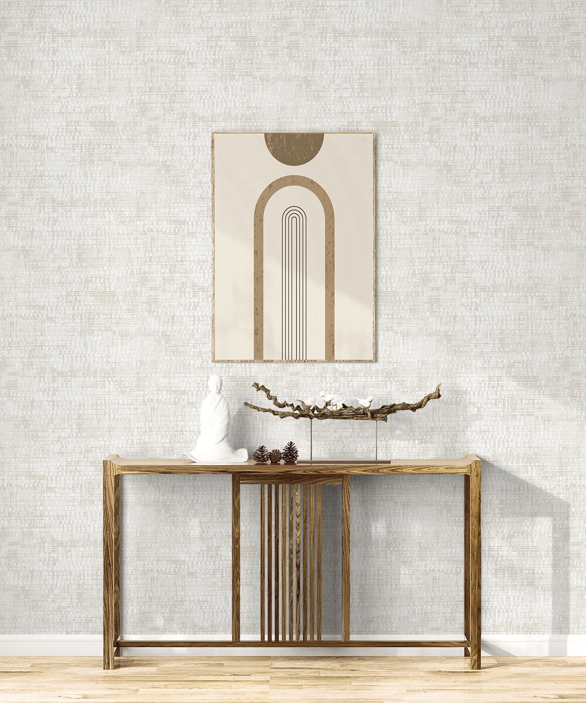 Nimbus Coconut by Neutral Elements Textured Wallpaper- Seabrook Designs EL20700