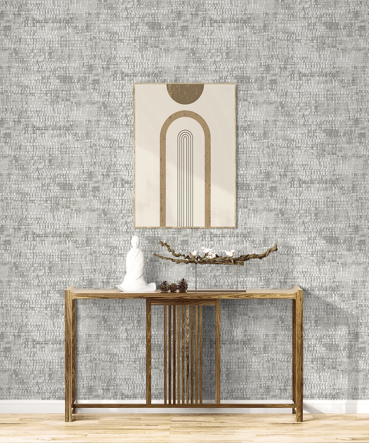 Nimbus Fog by Neutral Elements Faux Textured Wallpaper- Seabrook Designs EL20708