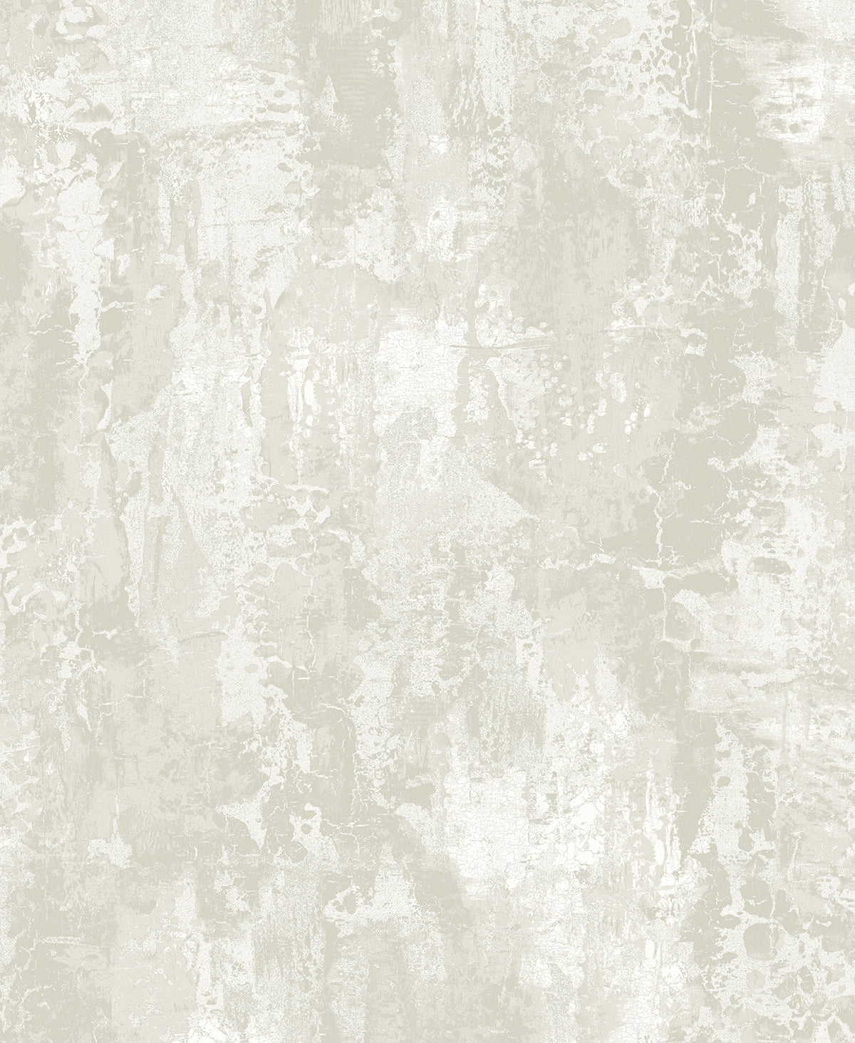 Nymera wallpaper in Snow, a light ivory faux plaster texture with subtle metallic accents.