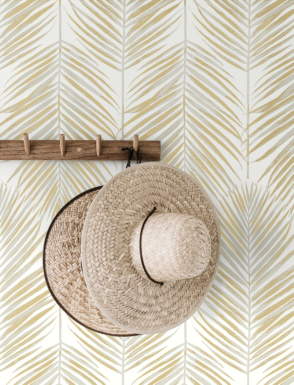 Marina Palm Silver & Gold by Etten Studios Online Botanical Wallpaper – Etten Studios ET10710