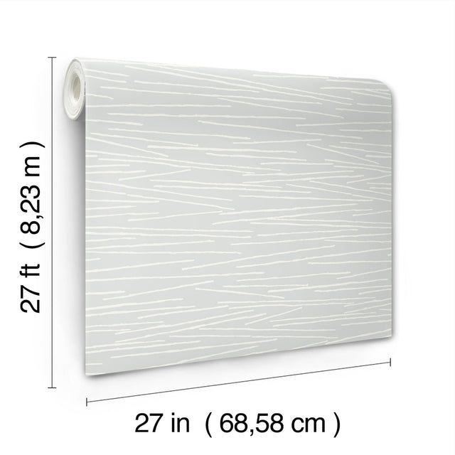 Line Horizon Spa Blue Wallpaper with Abstract Linear Pattern, Sculptured Finishes - York EV3933