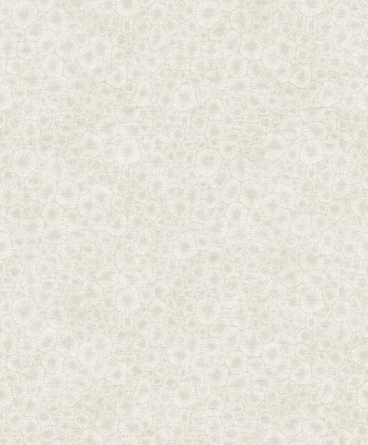 Windham Shells wallpaper in South Sea Pearl with a subtle metallic abstract shell-like motif.