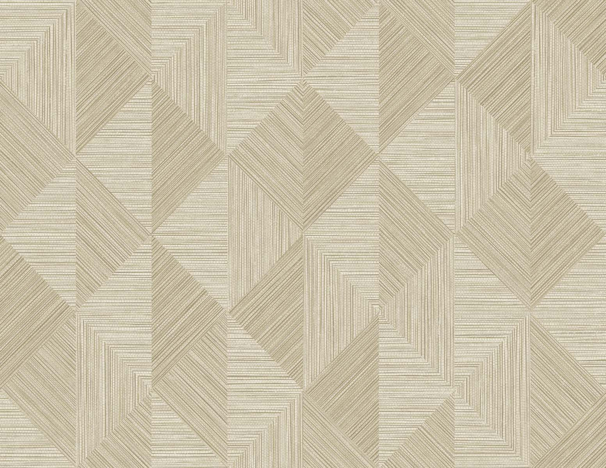 Diamond Inlay Sandy geometric matte vinyl wallpaper pattern