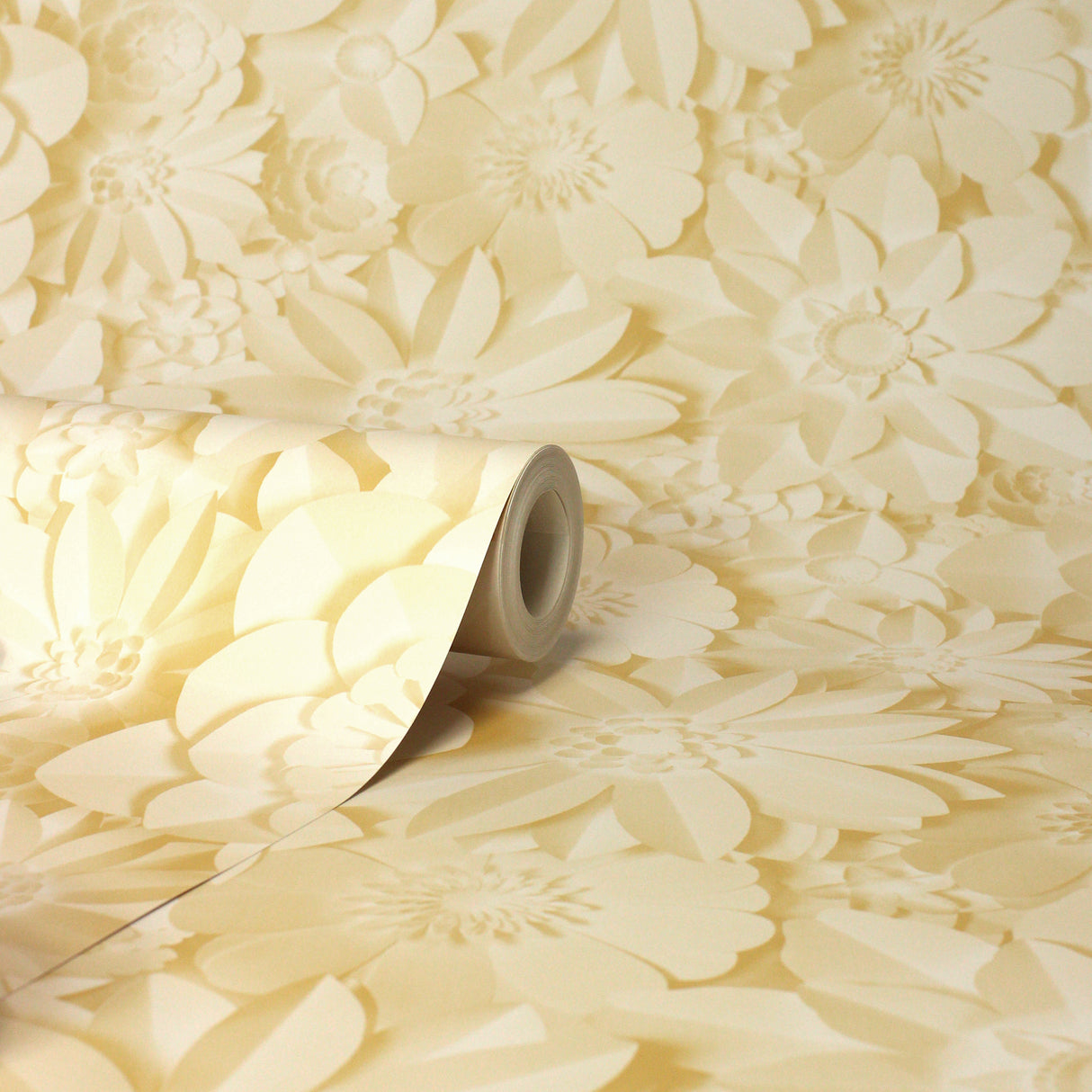 Dacre Yellow by Fine Decor Floral Wallpaper – Brewster Home Fashions FD42597