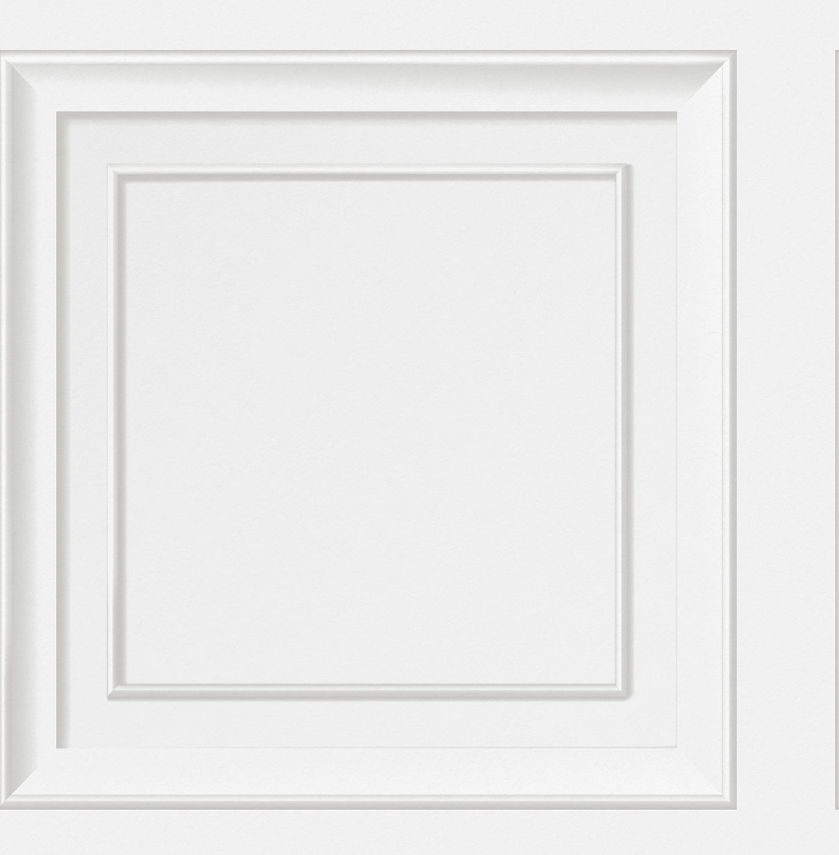 Fine Decor Distinctive White Square Panel Wallpaper FD43298