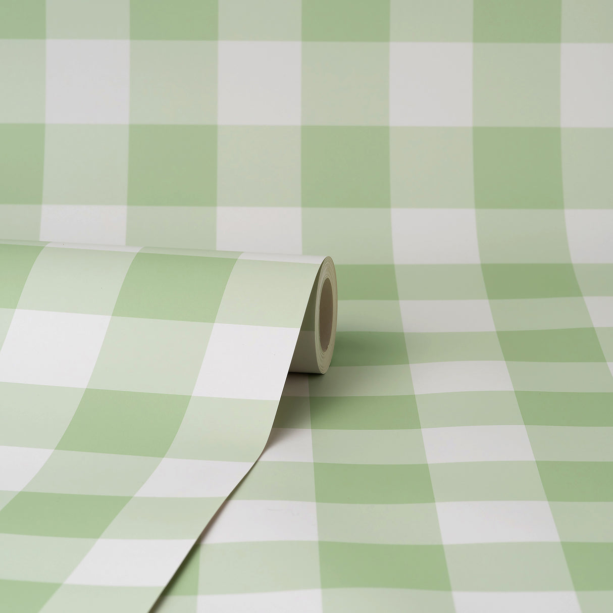 Patrice Light Green by Fine Decor Gingham Wallpaper – Brewster Home Fashions FD43393