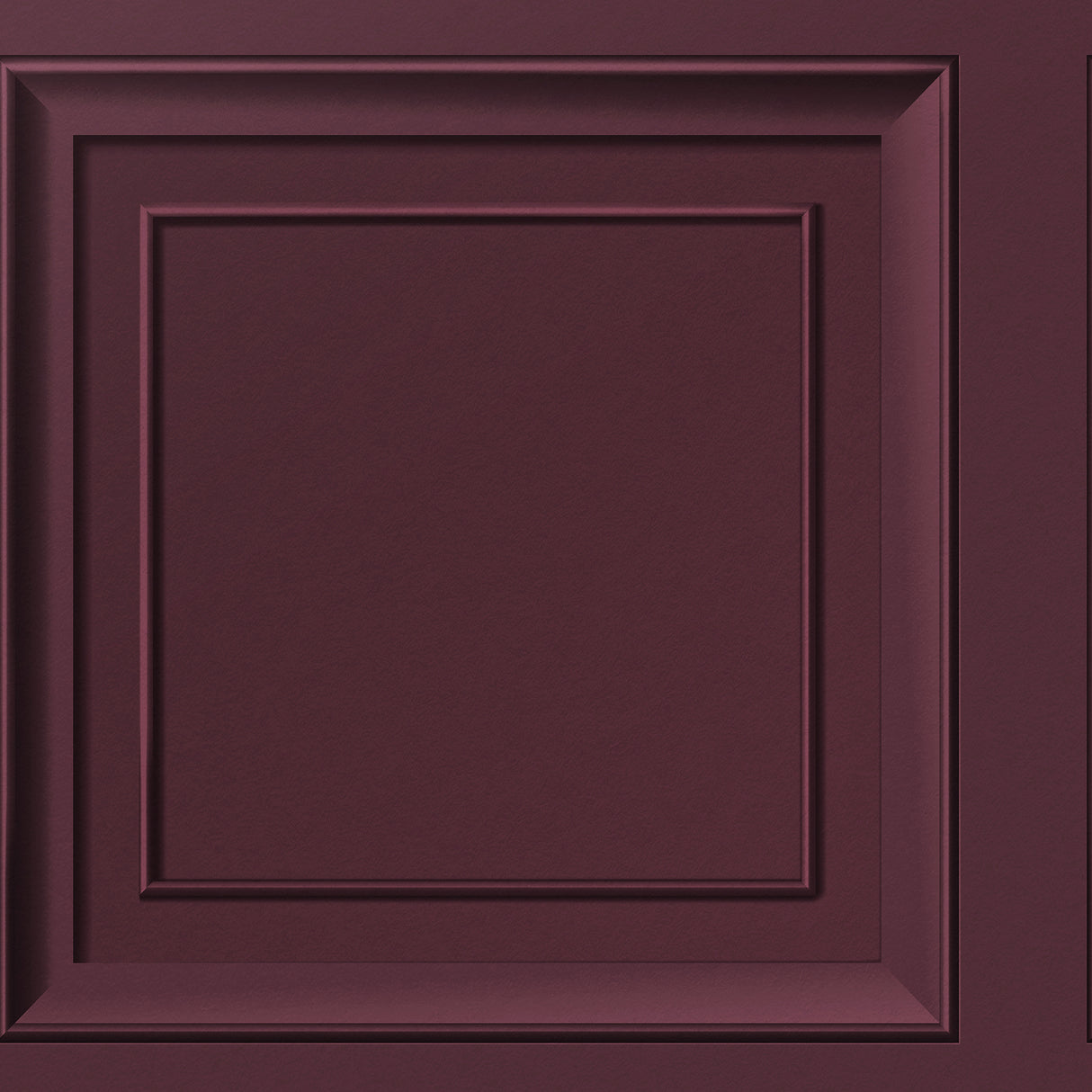 Fine Decor Distinctive Merlot Square Panel Wallpaper FD43468 sample swatch showing square panel motif