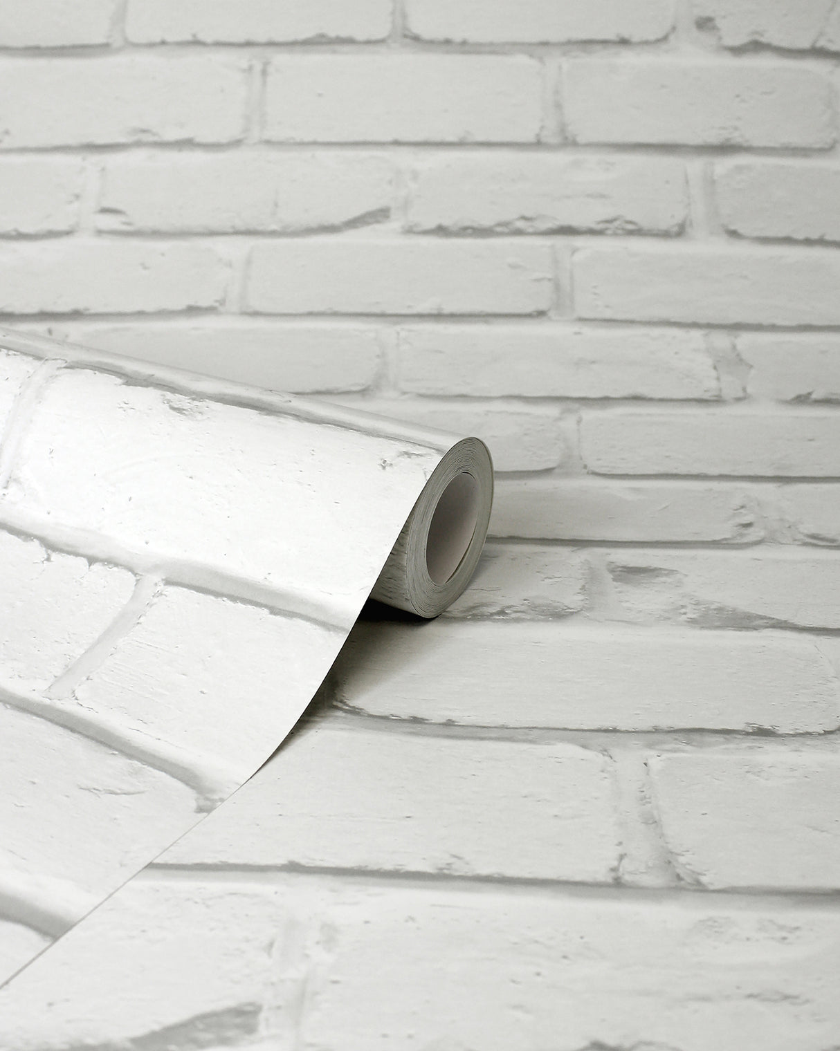 Alpin White by Fine Decor Painted Brick Wallpaper – Brewster Home Fashions FD43600