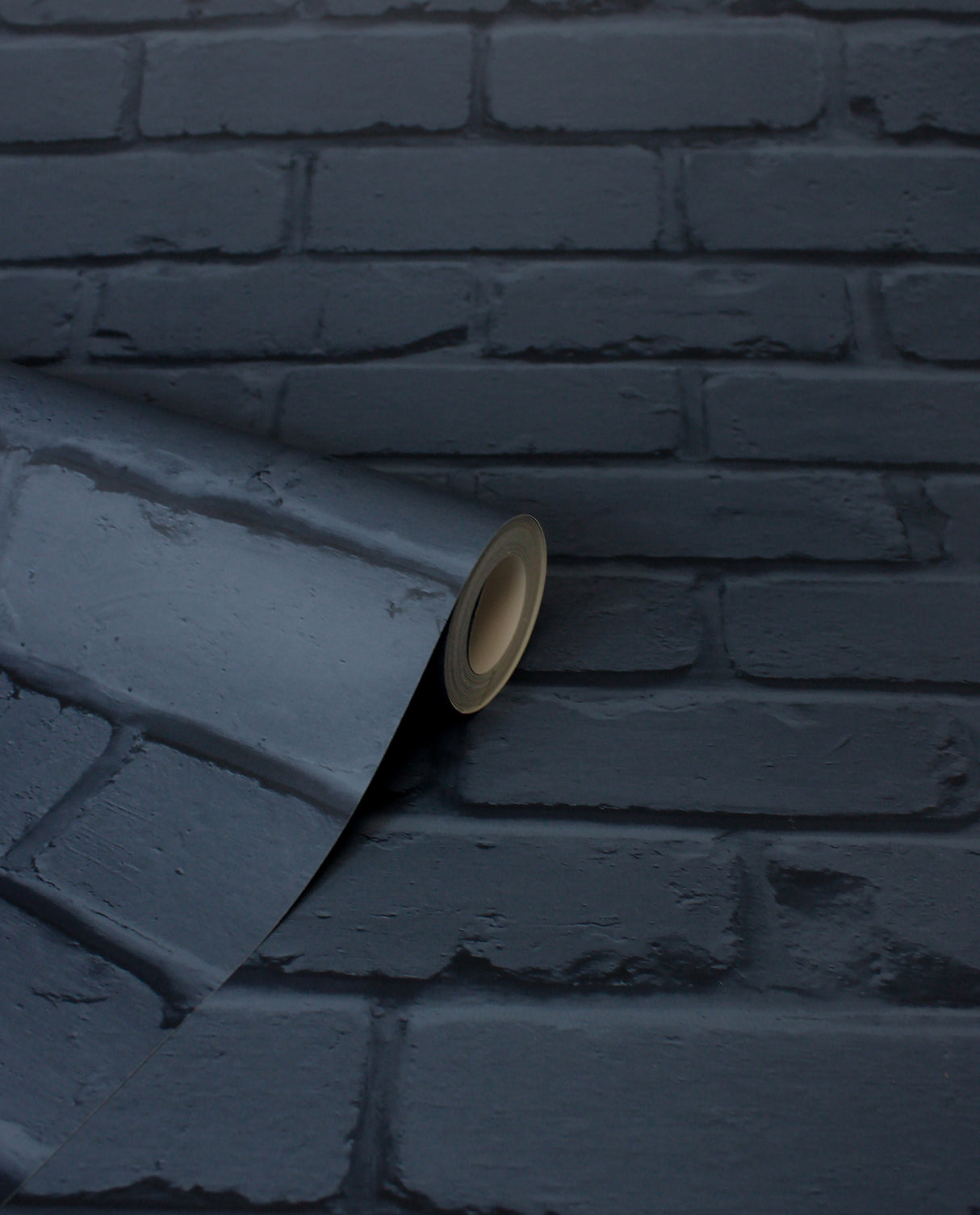 Alpin Navy by Fine Decor Painted Brick Wallpaper – Brewster Home Fashions FD43602