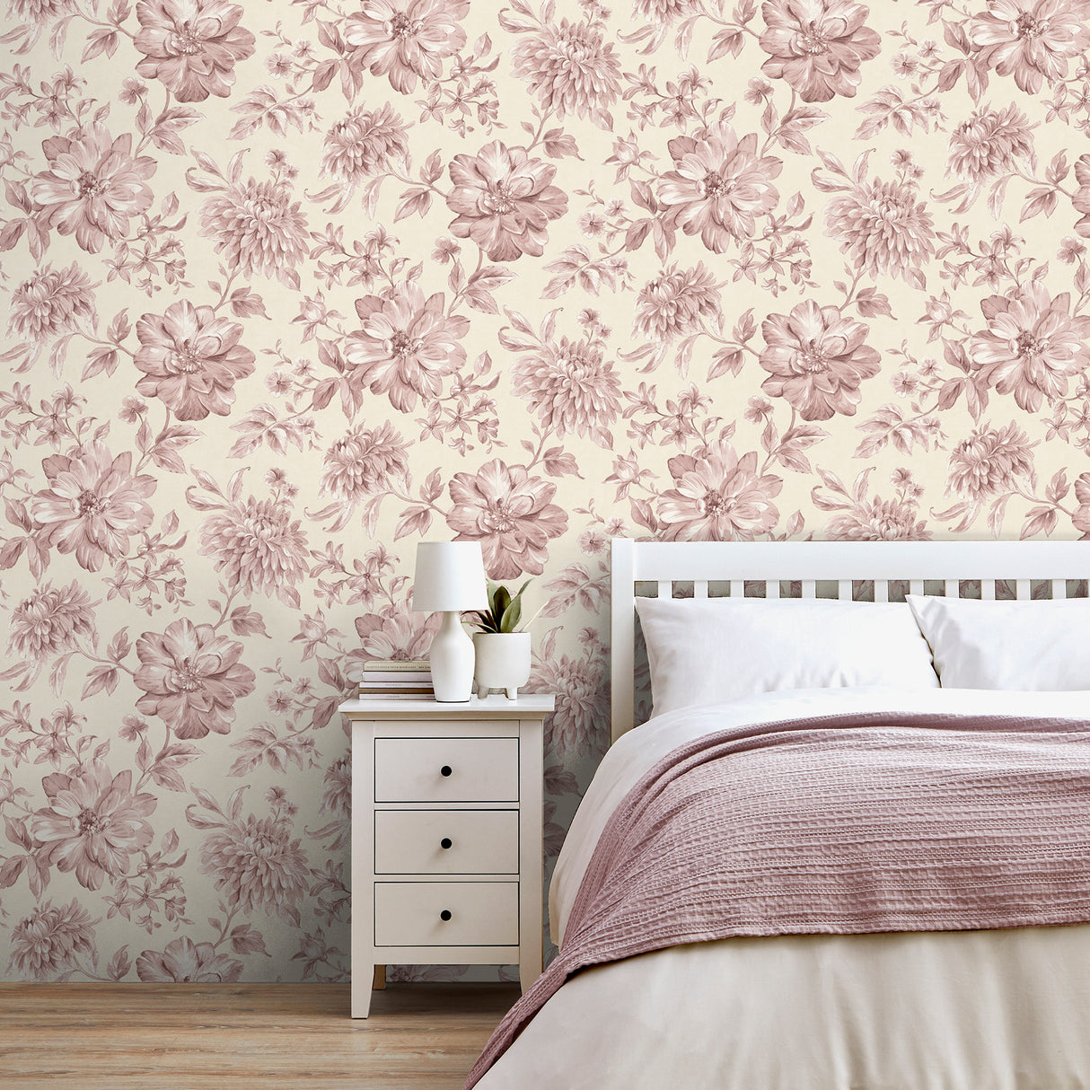 Gabriela Pink by Fine Decor Floral Wallpaper – Brewster Home Fashions FD43609