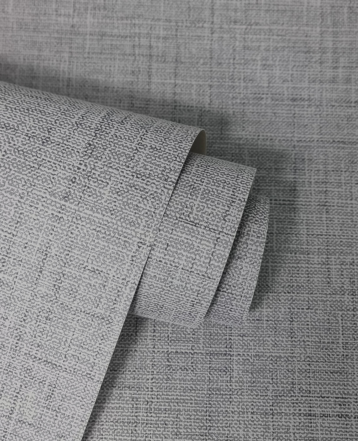 Weber Dark Grey by Fine Decor Fabric Texture Wallpaper – Brewster Home Fashions FD43751