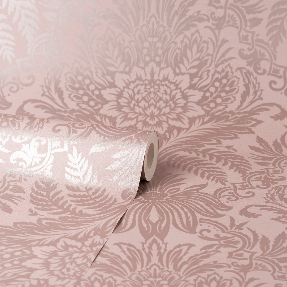 Signature Rose by Fine Decor Damask Wallpaper – Brewster Home Fashions FD43775