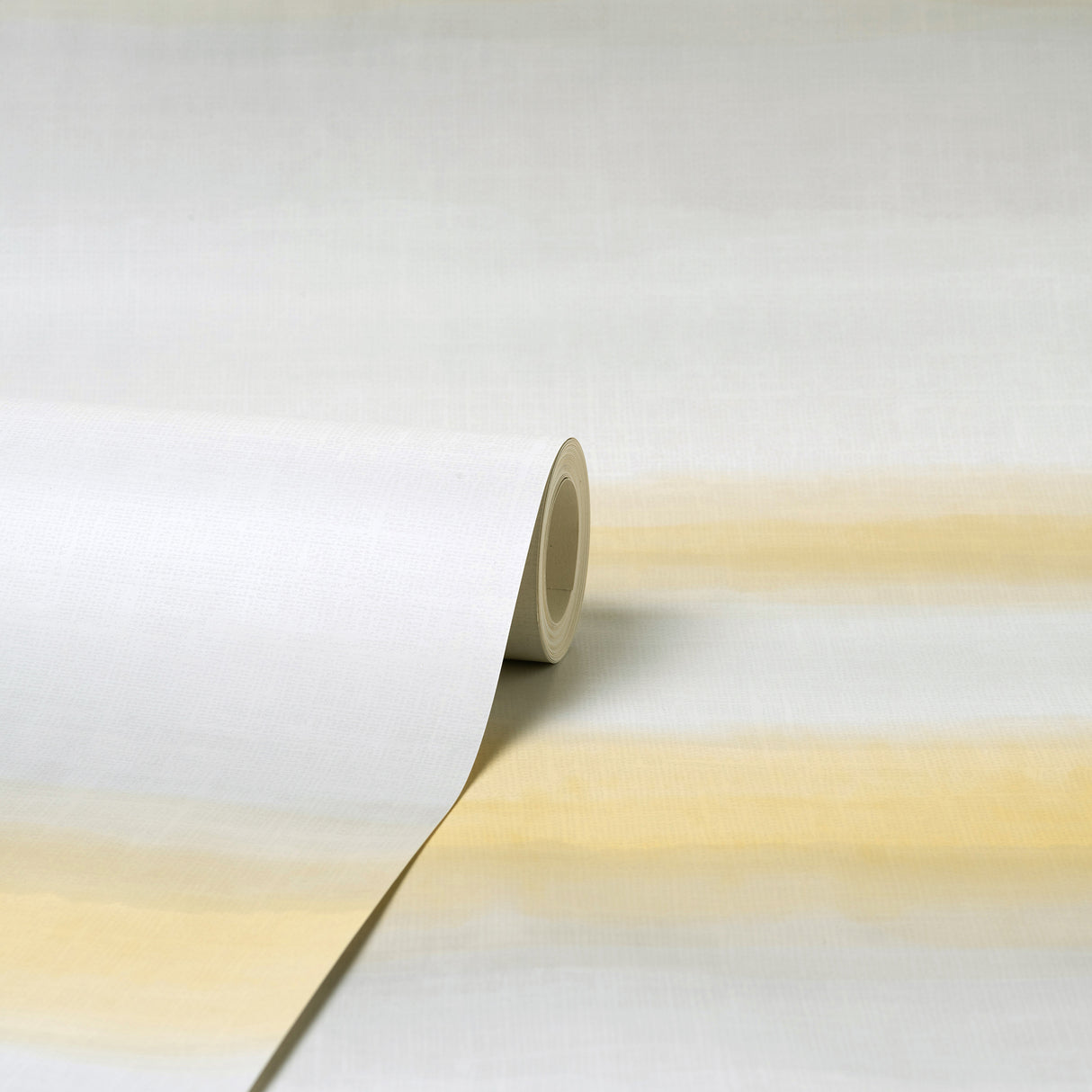 Freya Yellow by Fine Decor Washed Stripe Wallpaper – Brewster FD43779