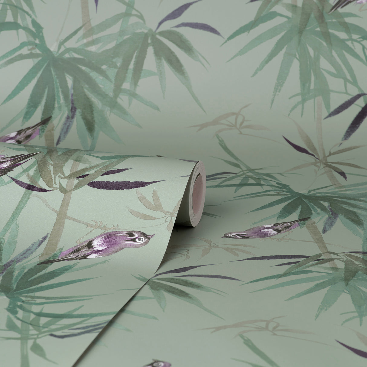 Zella Green by Fine Decor Bamboo Wallpaper – Brewster Home Fashions FD43795