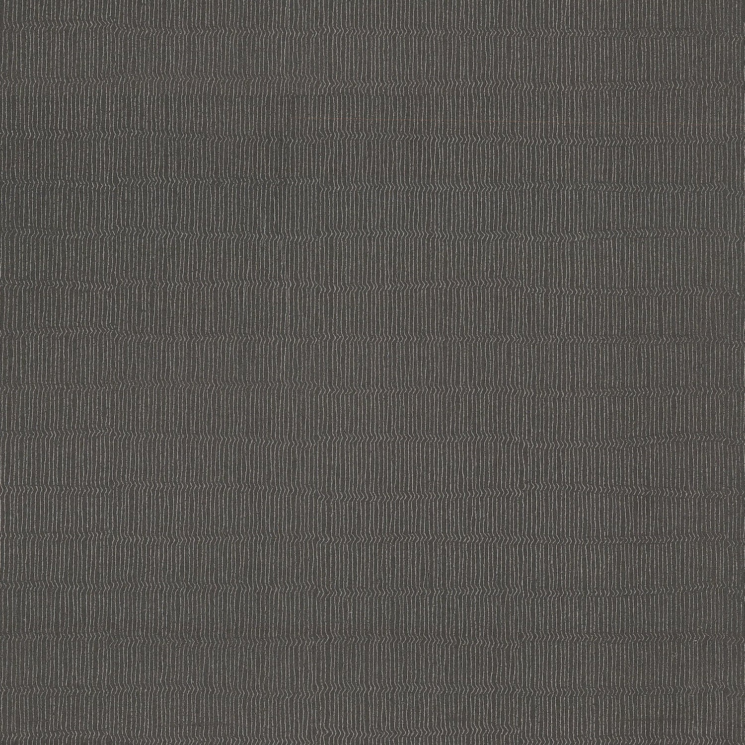 Tectonic Texture Black & Silver Wallpaper with Metallic Modern Striped Pattern - York FM1011