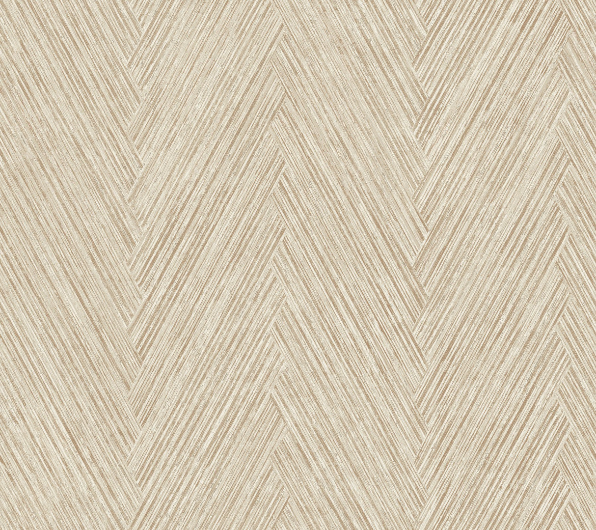 Thatched Chevron Terracotta Wallpaper with Metallic Raised Ink - York FM1053