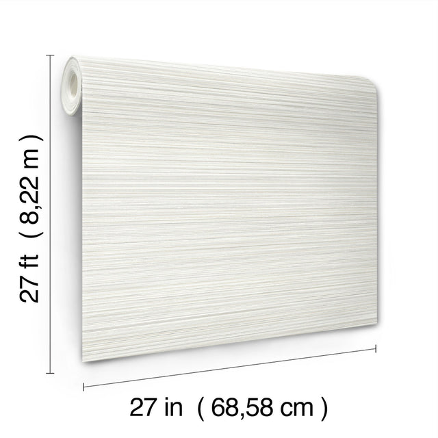 Alignment Grey Wallpaper with Raised Ink Striped Motif - York FM1074