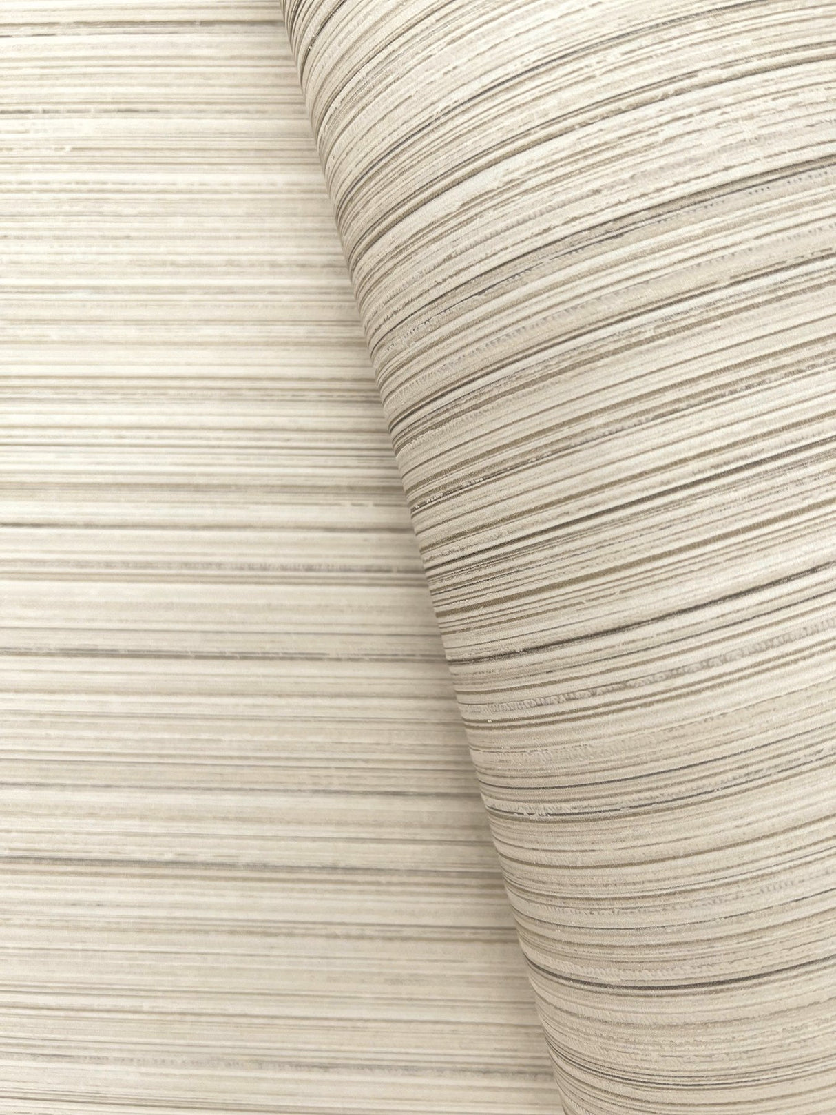 Alignment Taupe Stripes Raised Ink Wallpaper - York FM1076