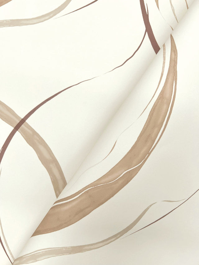 Ink Flow Baked Clay Modern Non Woven Wallpaper - York FM1091