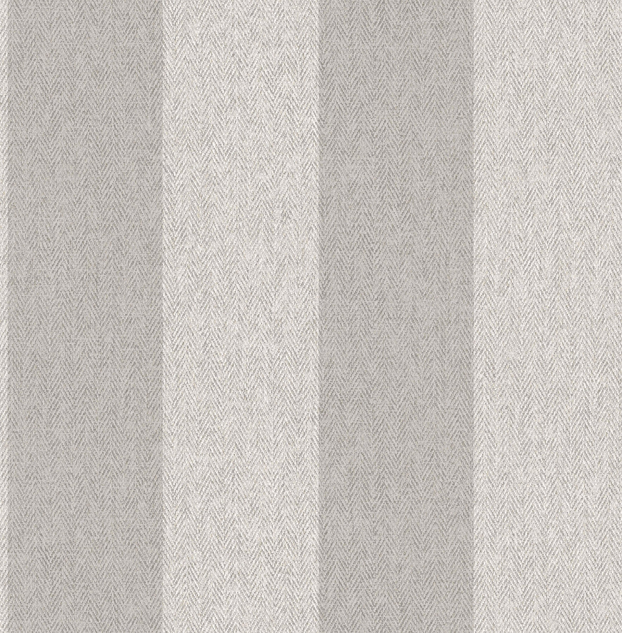 Finn Grey Chevron Stripe Wallpaper roll and room scene with grey chevron stripe pattern