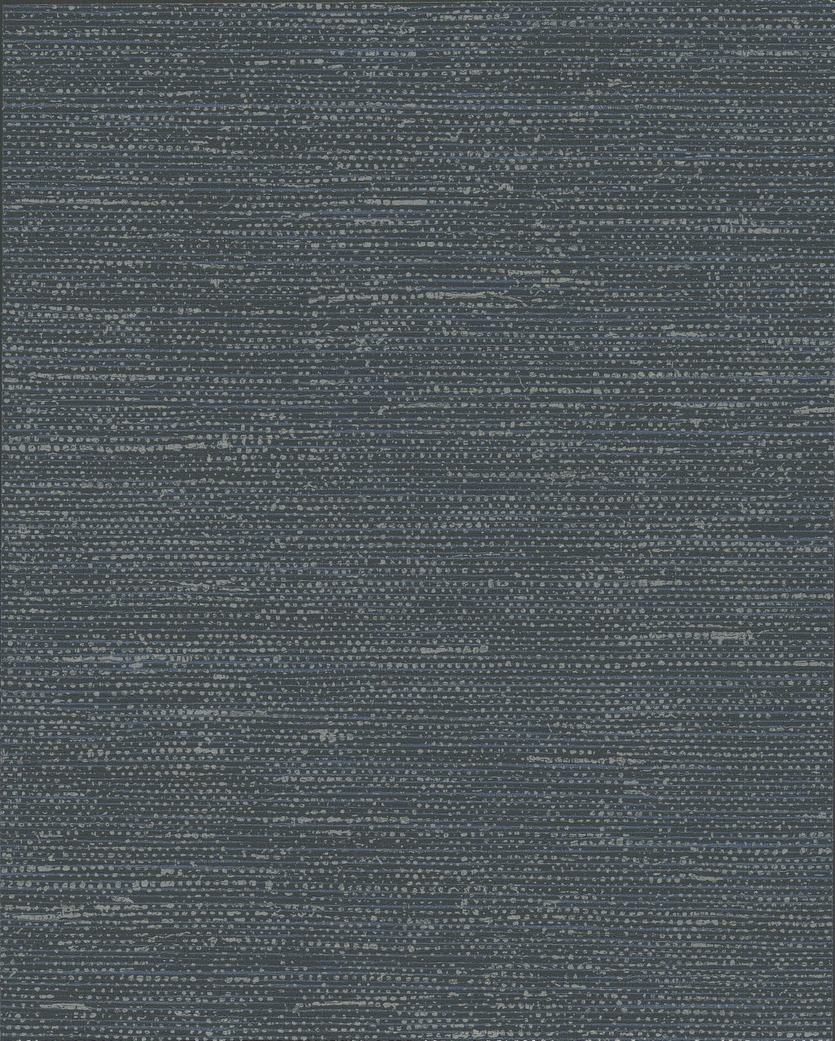 Essence Blue Metallic Wallpaper with Faux Grasscloth Texture - York GL0514N