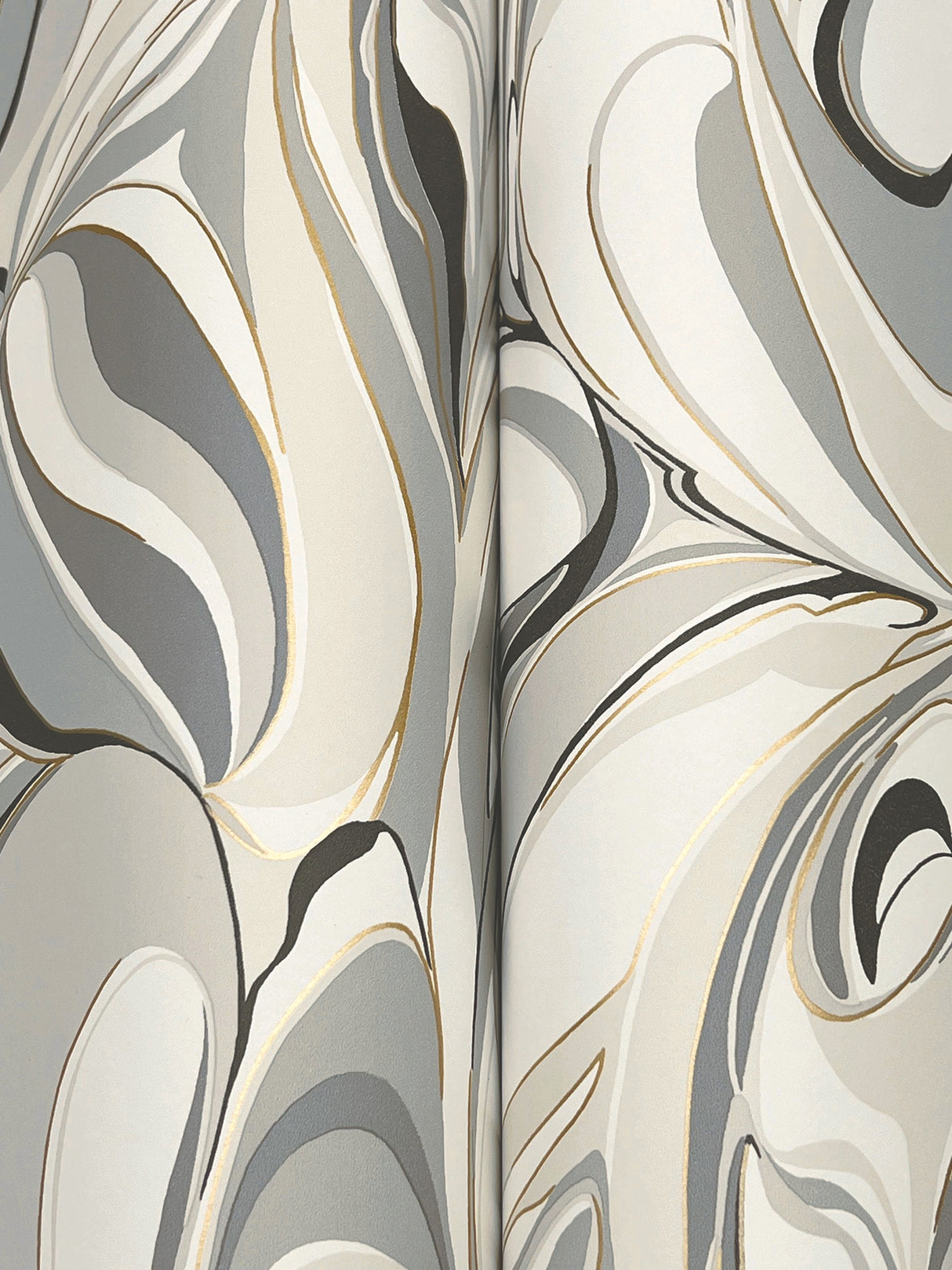 Achate Black & Grey by York Wallcoverings Non Woven Wallpaper – York Wallcoverings GN2564