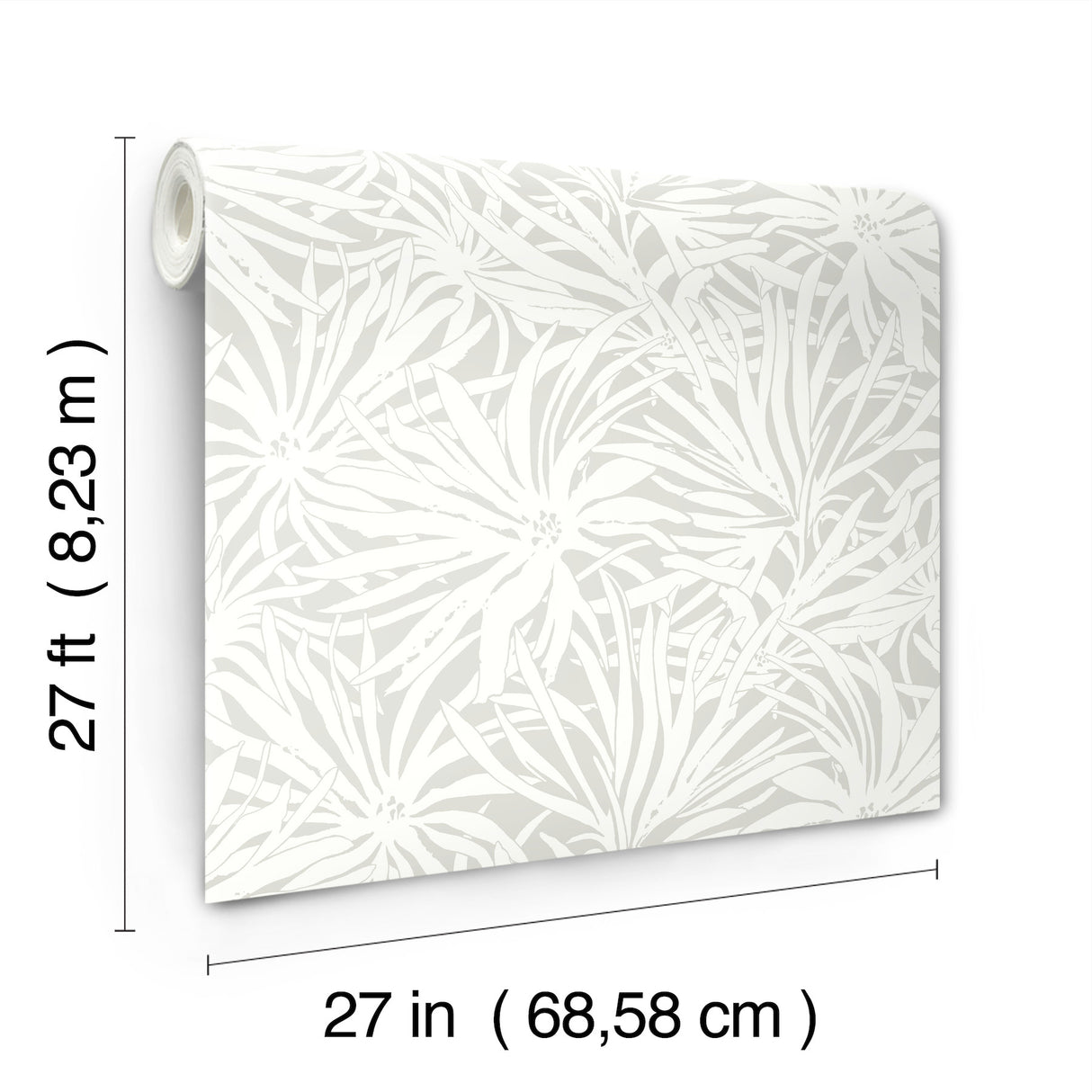 Floral Canopy Grey by York Wallcoverings Non Woven Wallpaper – York Wallcoverings GN2572