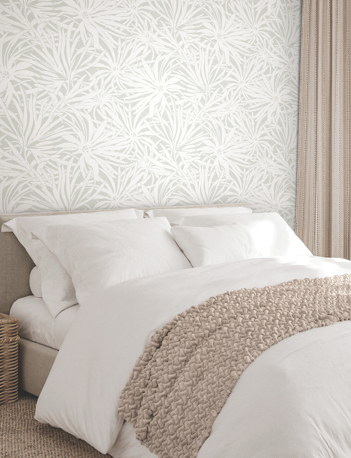 Floral Canopy Grey by York Wallcoverings Non Woven Wallpaper – York Wallcoverings GN2572