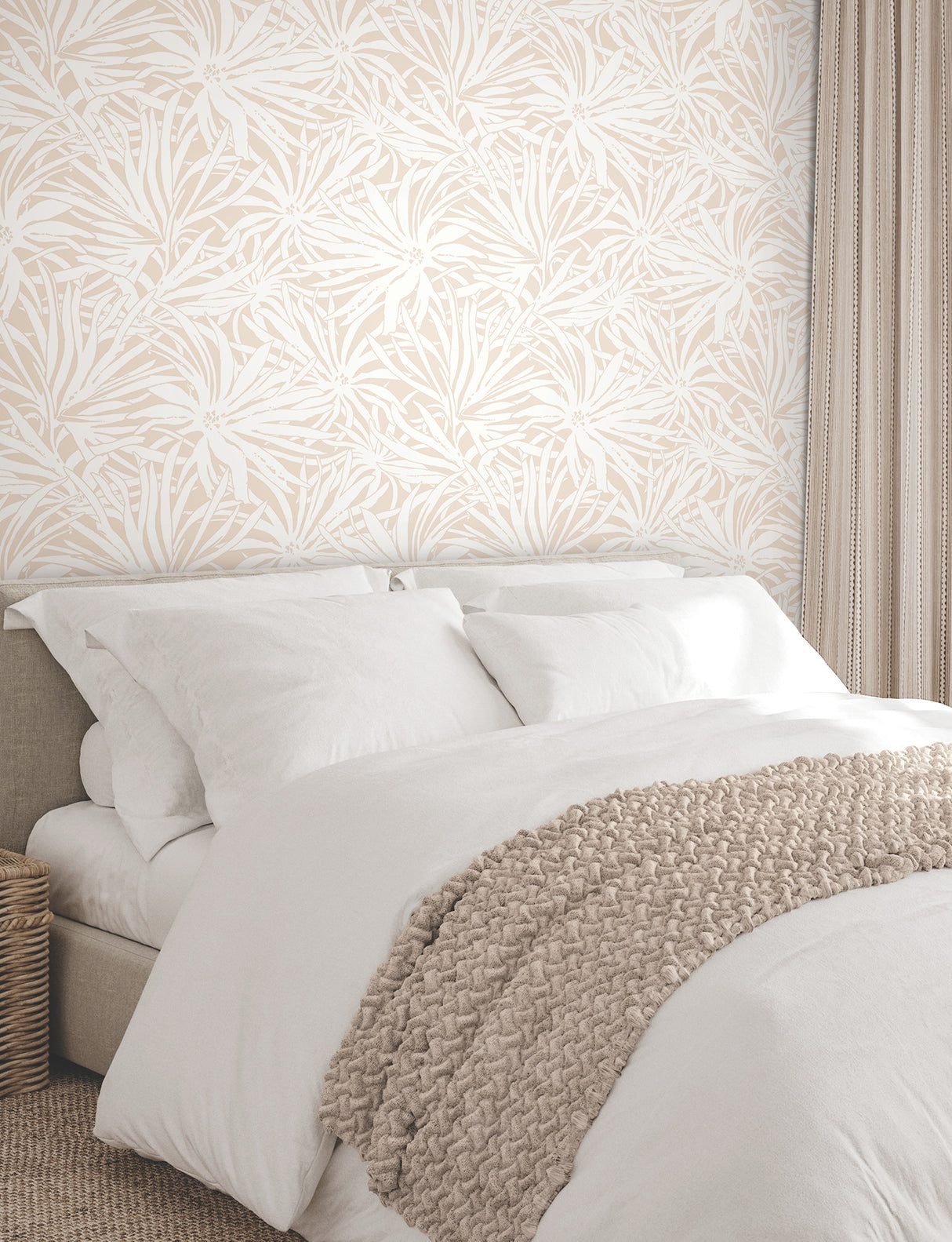 Floral Canopy Blush by York Wallcoverings Non Woven Wallpaper – York Wallcoverings GN2574