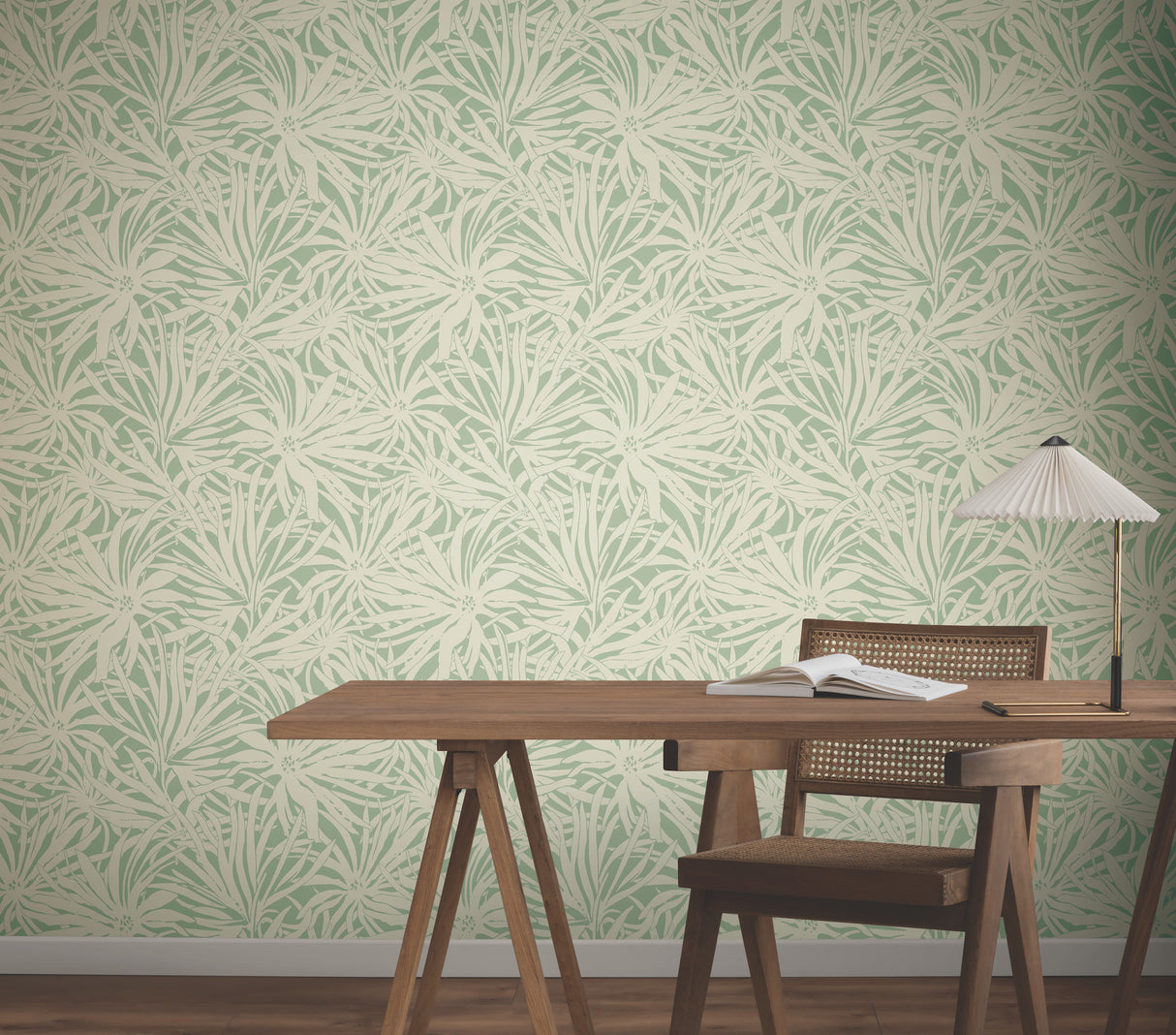 Floral Canopy Olive by York Wallcoverings Wallpaper – York Wallcoverings GN2575