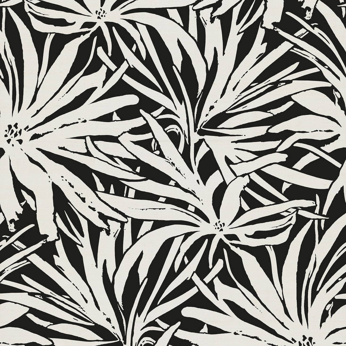 Floral Canopy Black Mural – York Wallcoverings GN2576M