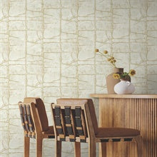 Mojave Gold by York Wallcoverings Non Woven Metallic Wallpaper – York Wallcoverings GN2584