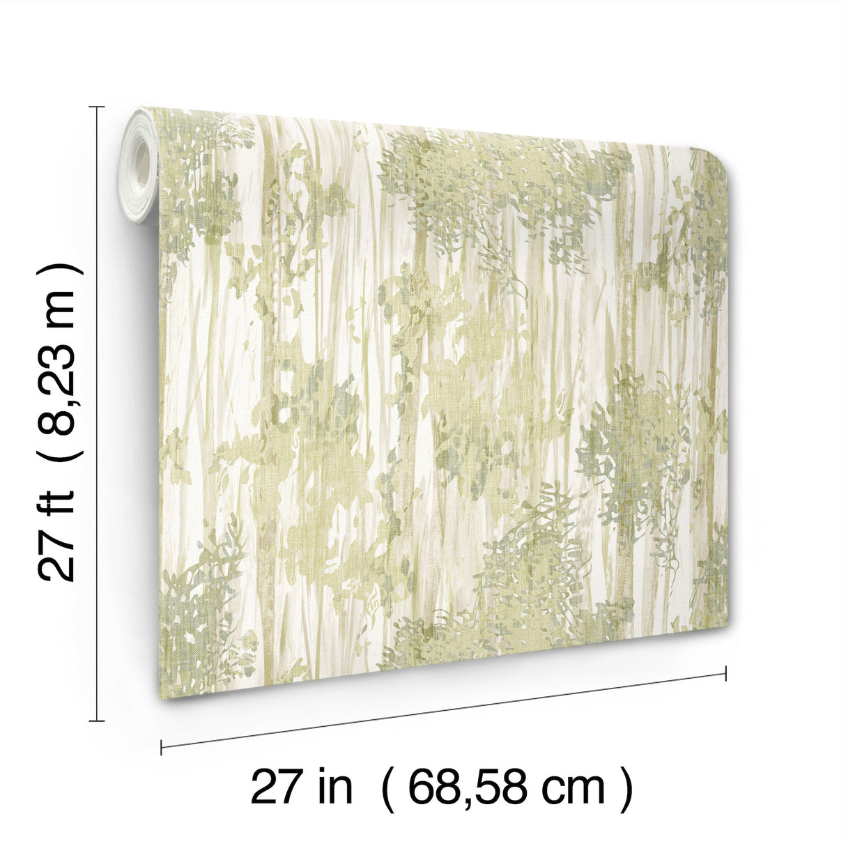 Aspen Grove Green by York Wallcoverings Botanical Wallpaper – York Wallcoverings GN2601