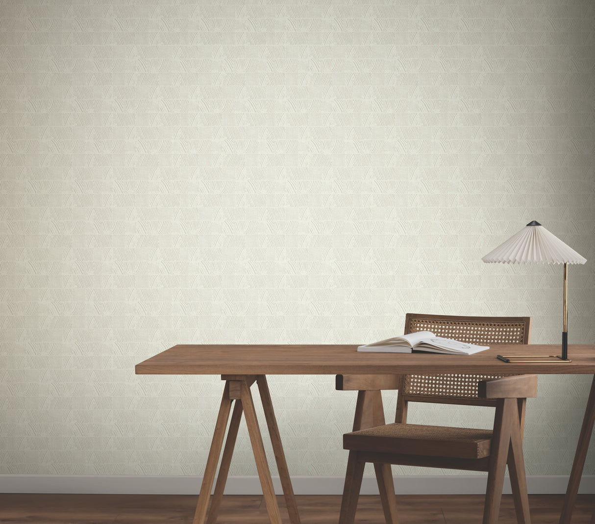 Woodcut Grey & White by York Wallcoverings Geometric Wallpaper – York Wallcoverings GN2622