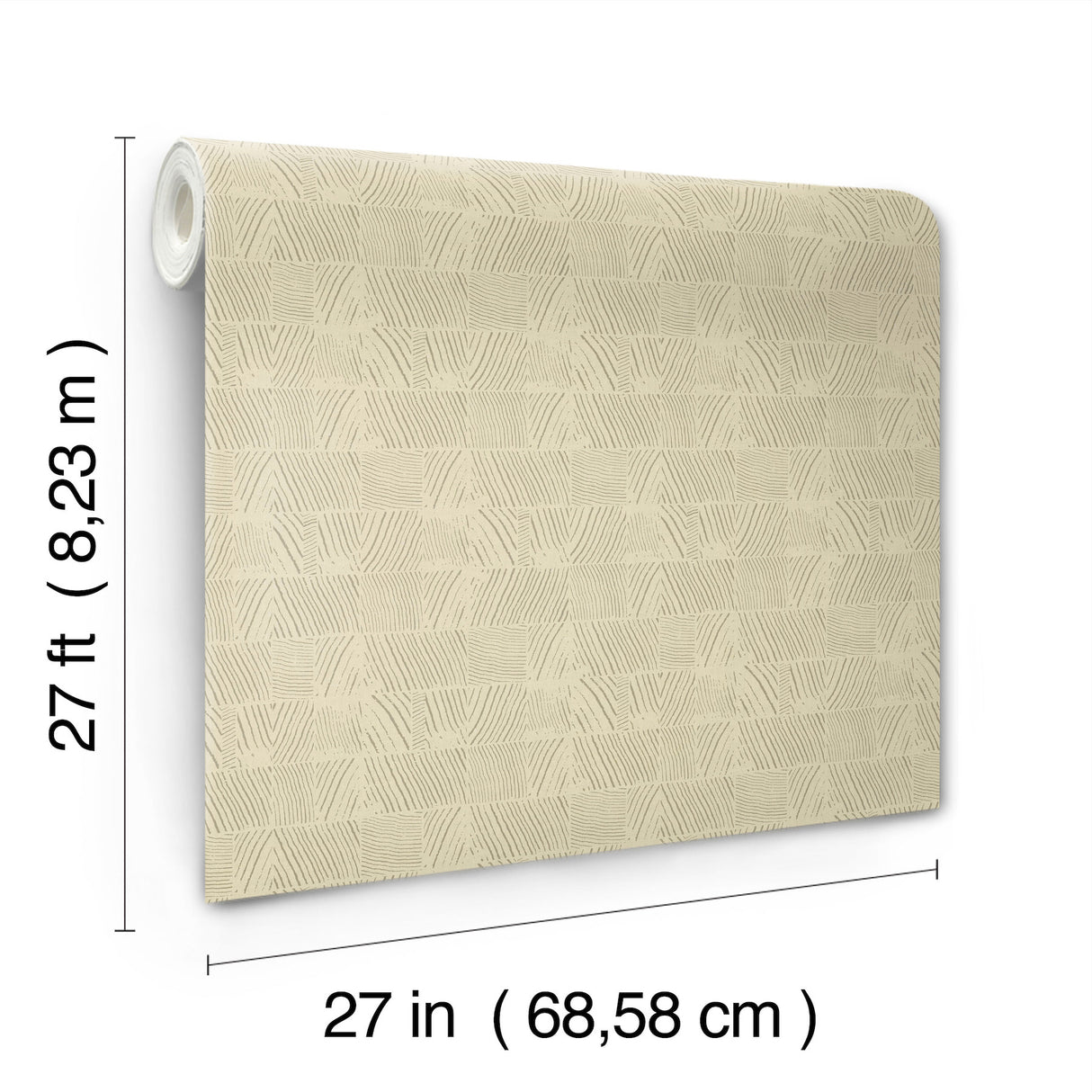 Woodcut Beige by York Wallcoverings Geometric Wallpaper – York Wallcoverings GN2623
