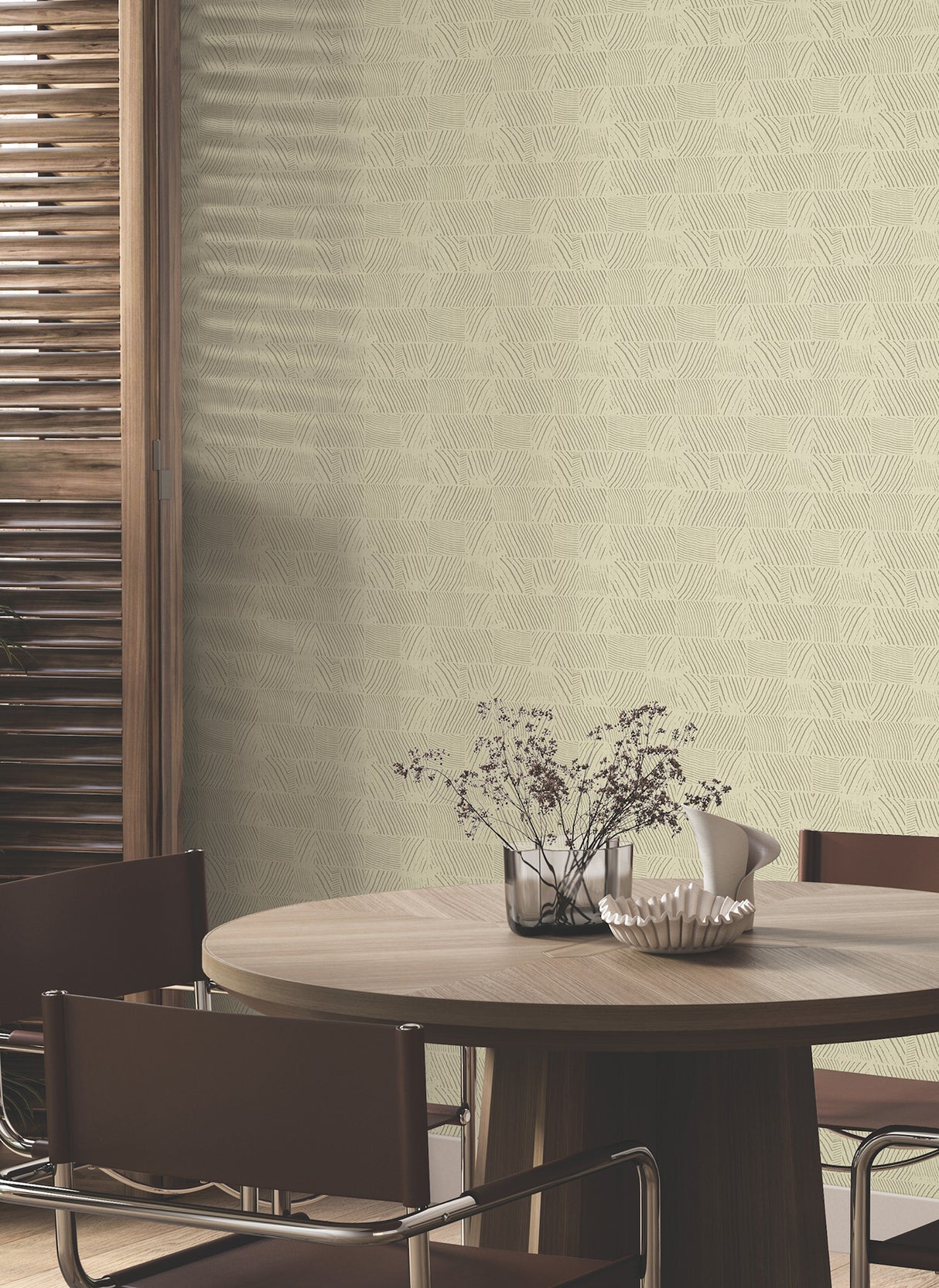 Woodcut Beige by York Wallcoverings Geometric Wallpaper – York Wallcoverings GN2623